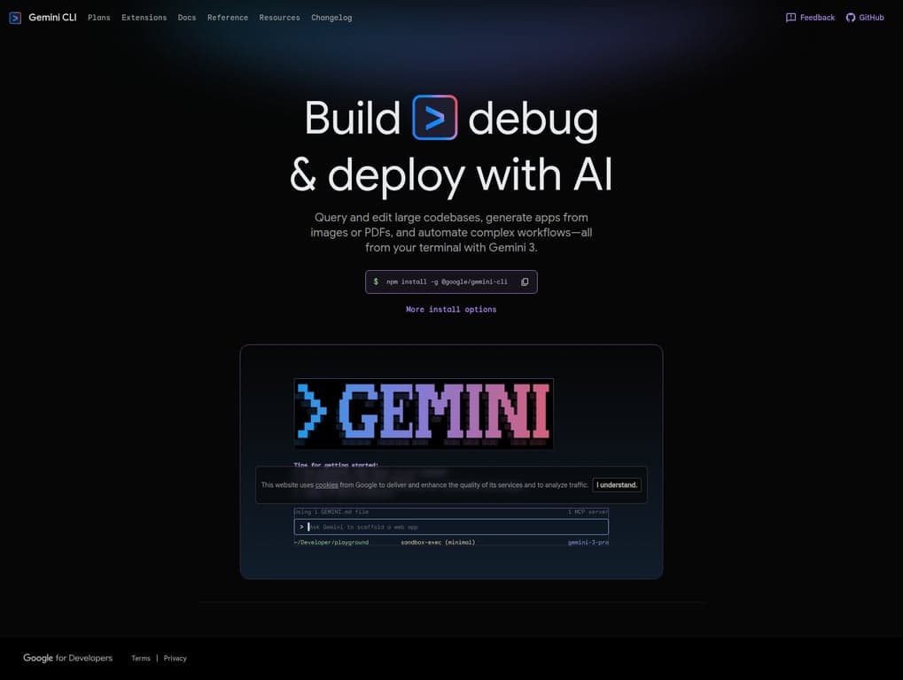 Gemini CLI screenshot