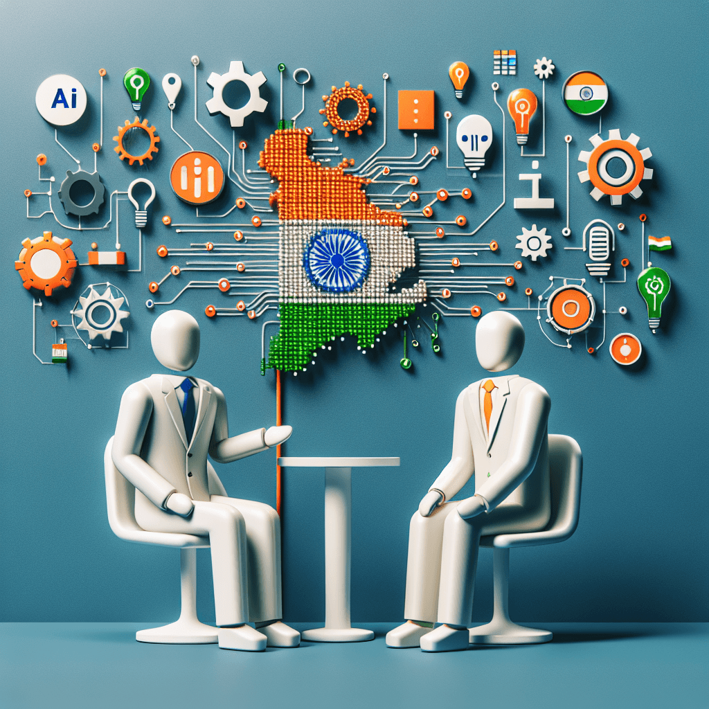 Banner for PM Modi and Perplexity AI CEO Aravind Srinivas Discuss AI-Driven Future for India