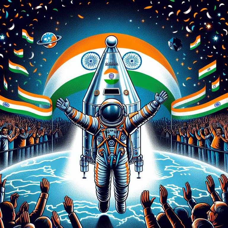 Banner for Gaganyatri Shubhanshu Shukla Returns Triumphant: ISRO-NASA Axiom-4 Mission Success!