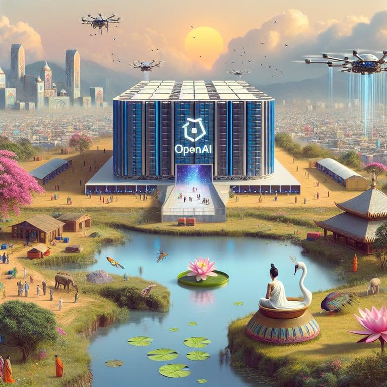 Banner for OpenAI Set to Open Gigantic AI Data Center in India!