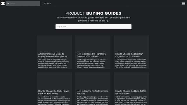 Thumbnail image for Product Buying Guides