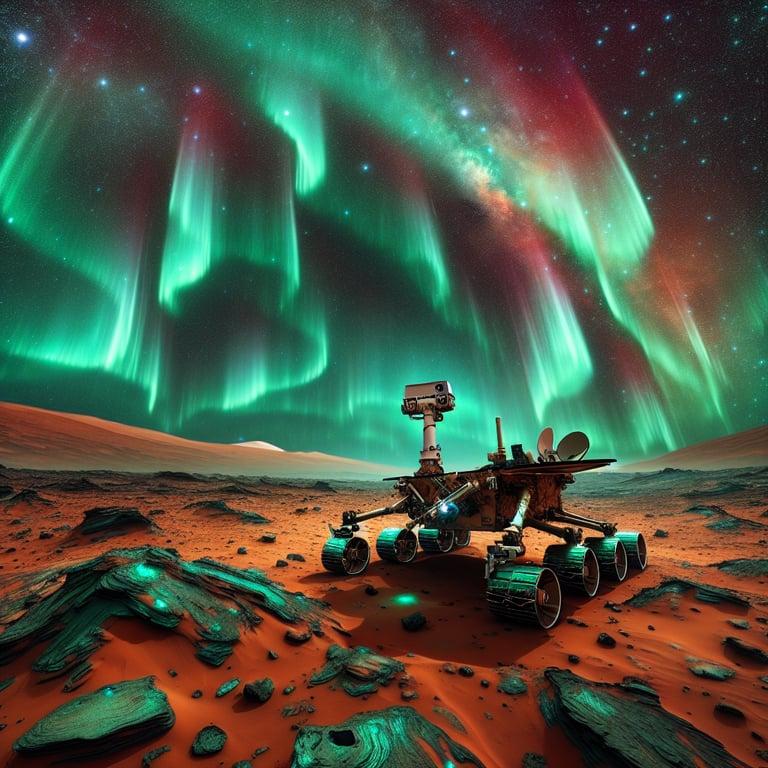 Banner for Spectacular Green Auroras Spotted on Mars by NASA’s Perseverance Rover
