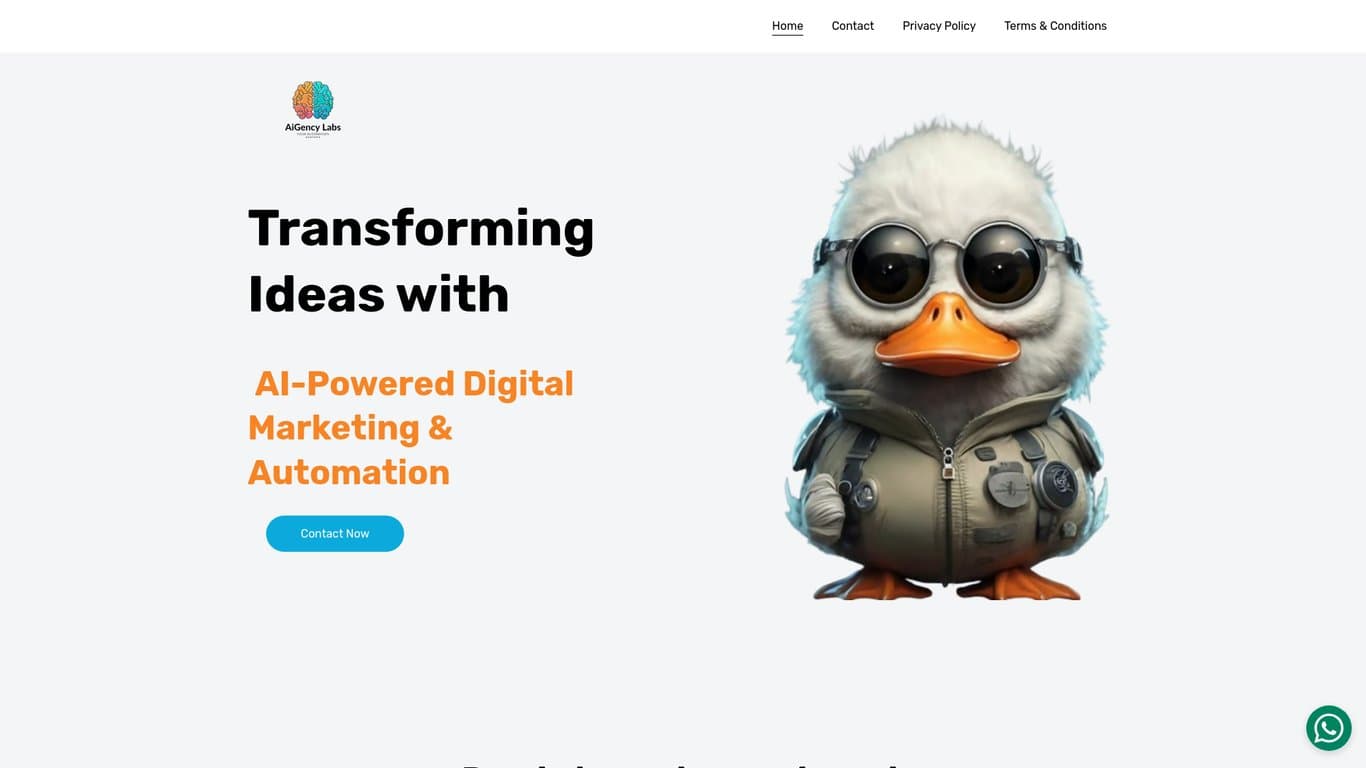 Aigency Labs screenshot