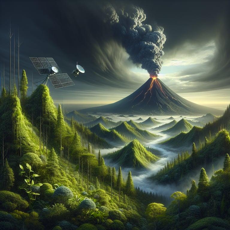 Banner for Volcanoes' Secret Signals: NASA Satellites Spot Greener Trees as Eruption Warning