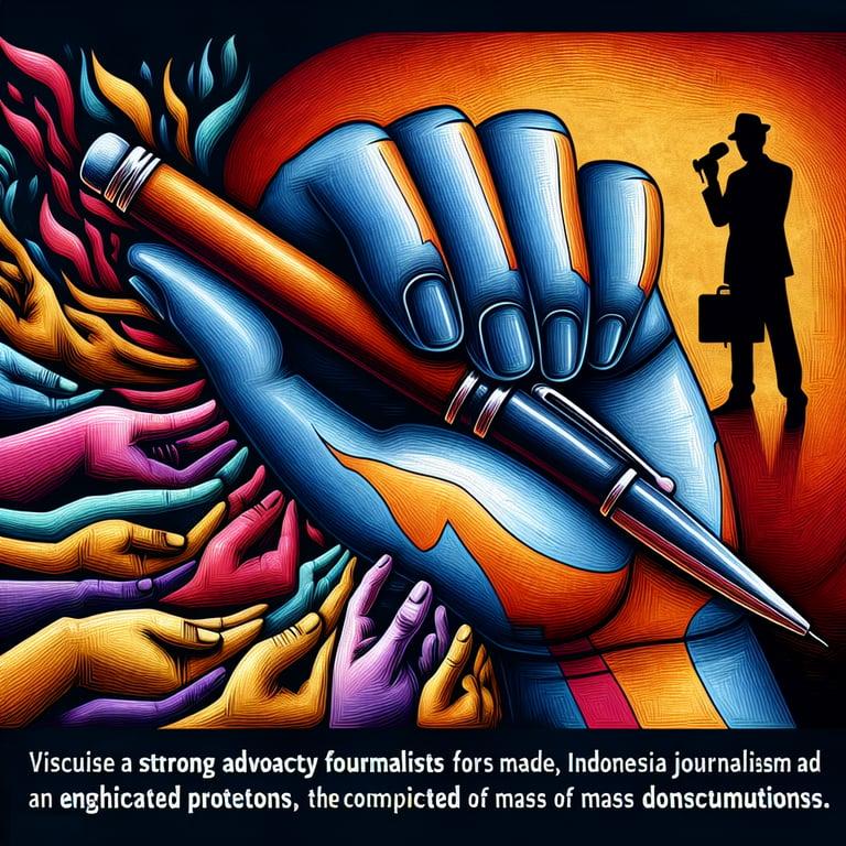 Banner for Indonesian Journalist Groups Demand Enhanced Protections Post Mass Layoffs