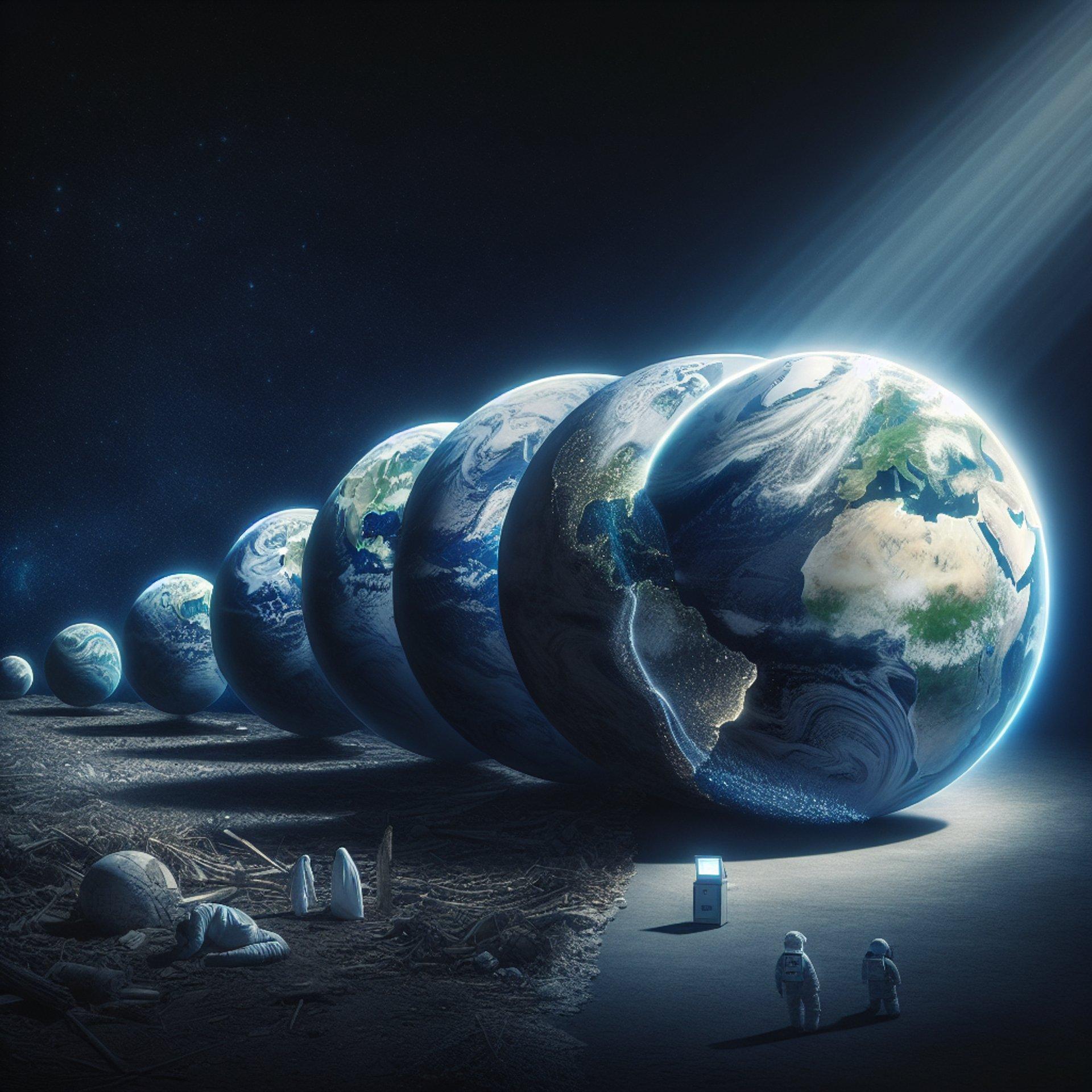 Banner for NASA's Stunning 60-Year Earth Transformation: From Blue Marble to Troubled Planet