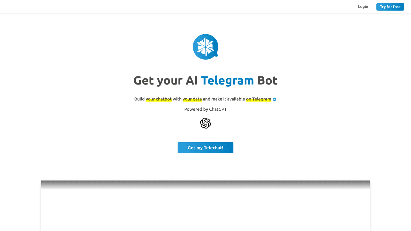 TeleChat screenshot