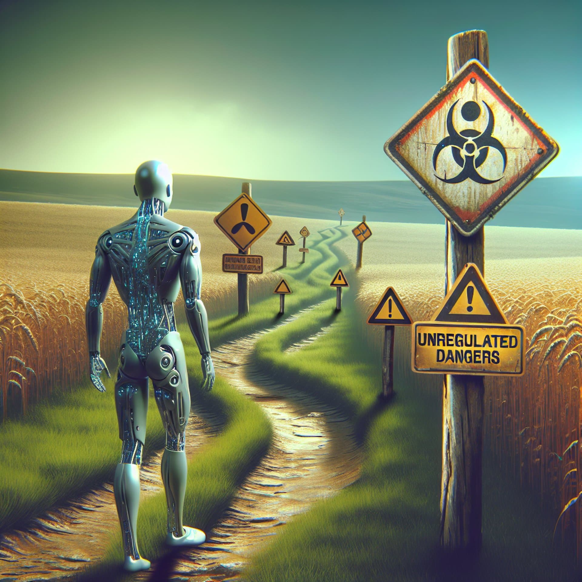 Banner for Navigating the Minefield: Dangers of Unregulated AI