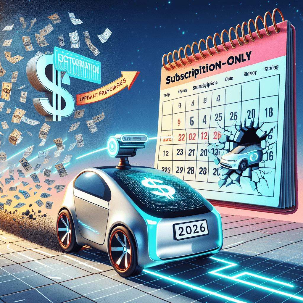 Banner for Tesla Shifts Gears: FSD Now Subscription-Only, Ending Upfront Purchases by 2026