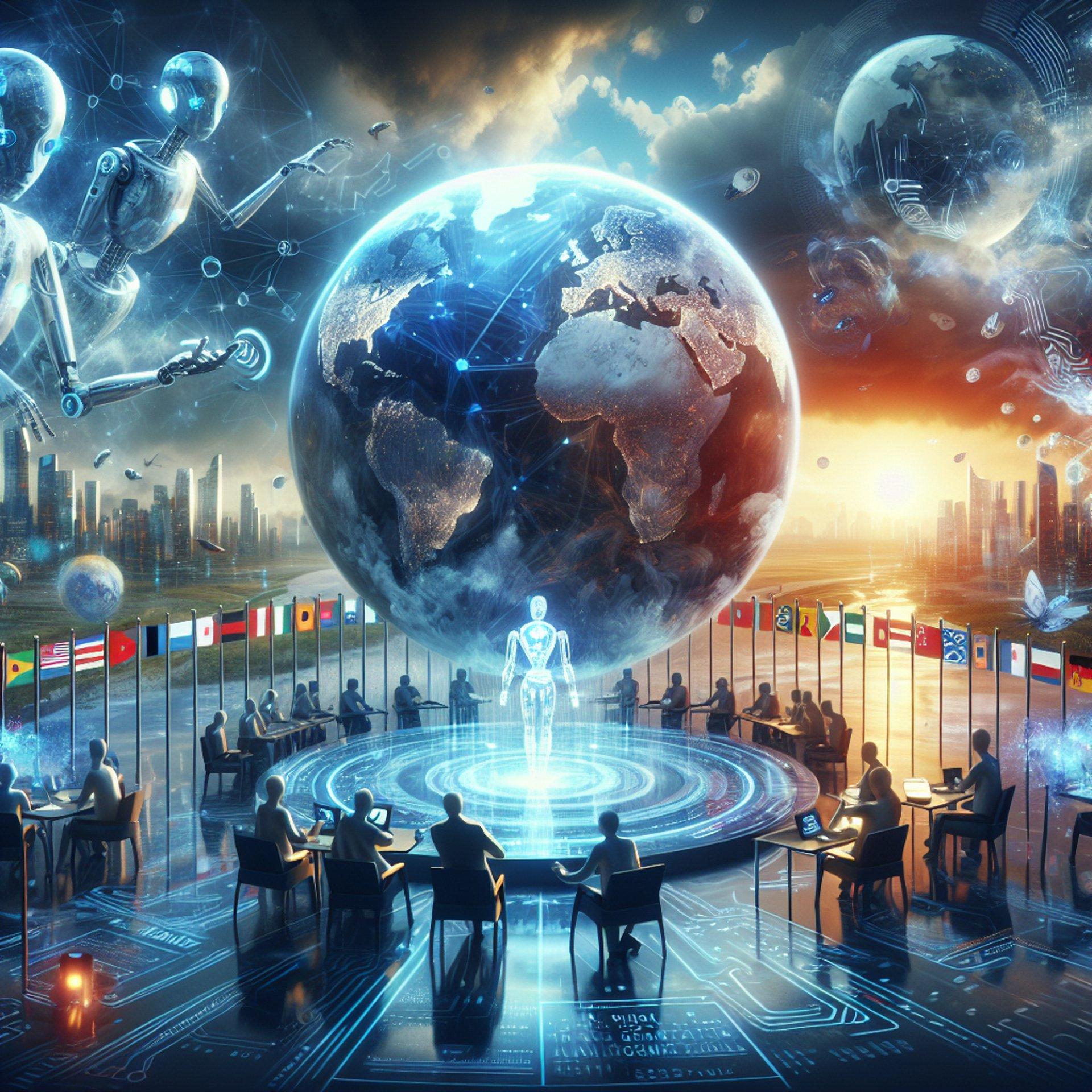 Banner for Predicting 2025: AI, Trump, Climate Change & Global Affairs – A Crystal Ball Gaze