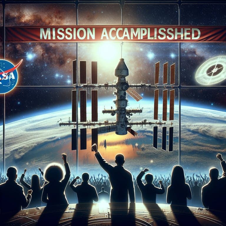 Mission Accomplished! NASA Celebrates Successful Sealing of Space Station Air Leaks