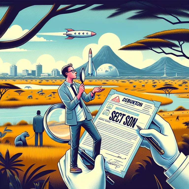Banner for Kenyan Man Claims to be Elon Musk's Secret Son: A Viral Hoax Debunked