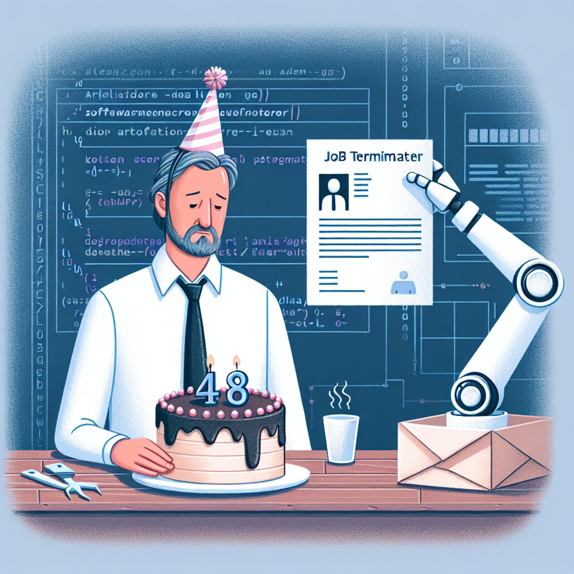 Banner for Microsoft Veteran Laid Off by AI System on 48th Birthday—a Heartbreaking Tale of Automation
