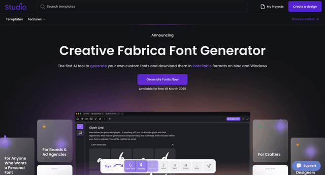 Thumbnail image for Creative Fabrica