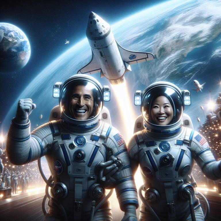 Banner for NASA's Dynamic Duo: Butch and Suni Return to Earth After Epic Starliner Test Flight!