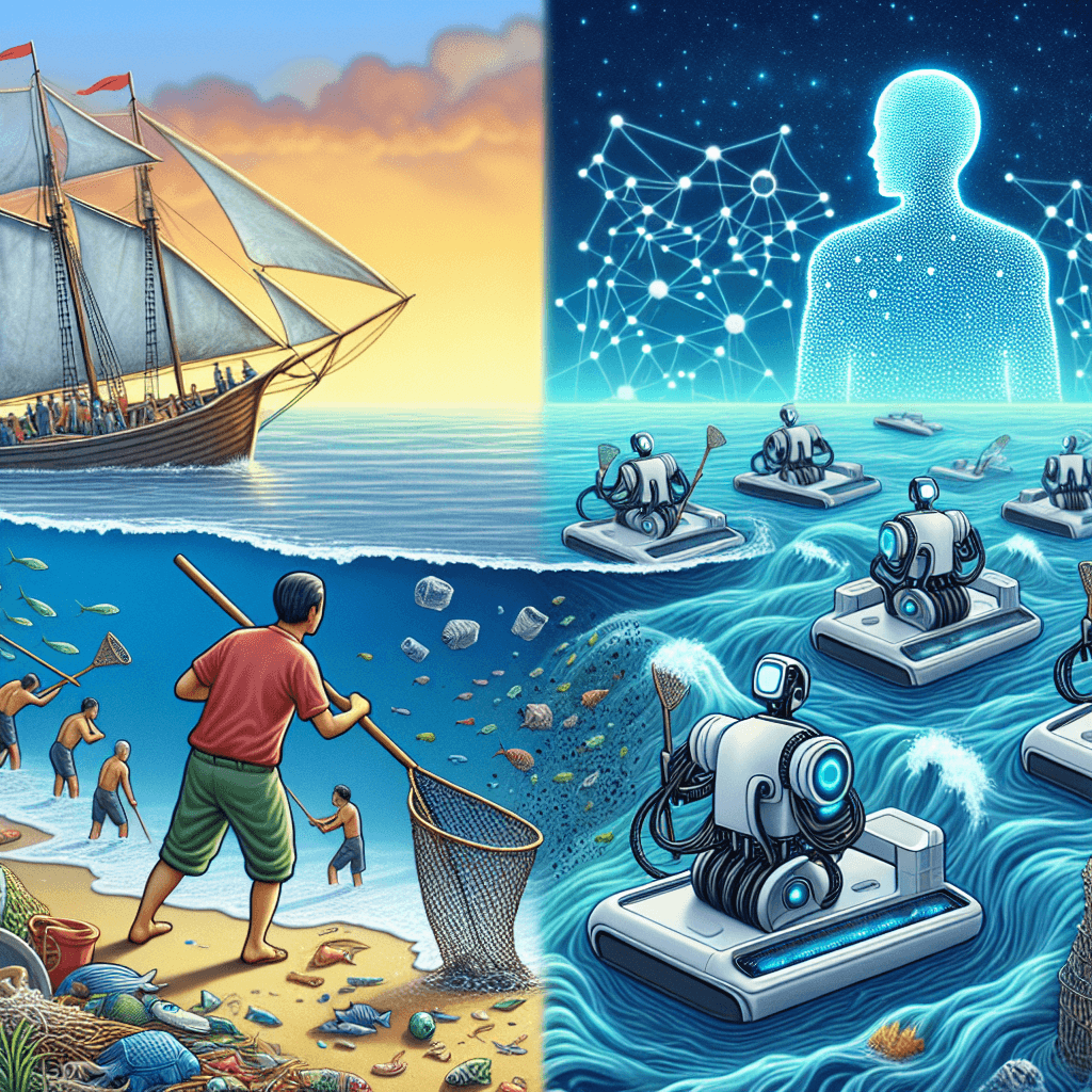 Banner for AI Algorithms Revolutionize Ocean Plastic Cleanup Efficiency