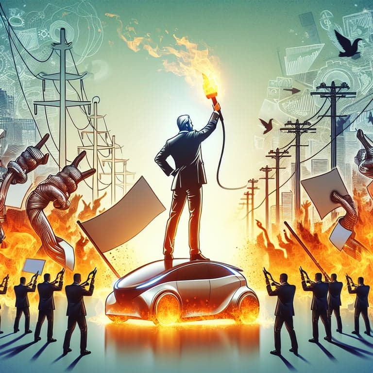 Protests Ignite as Elon Musk Battles Political and Corporate Controversy with the 'Tesla Takedown'