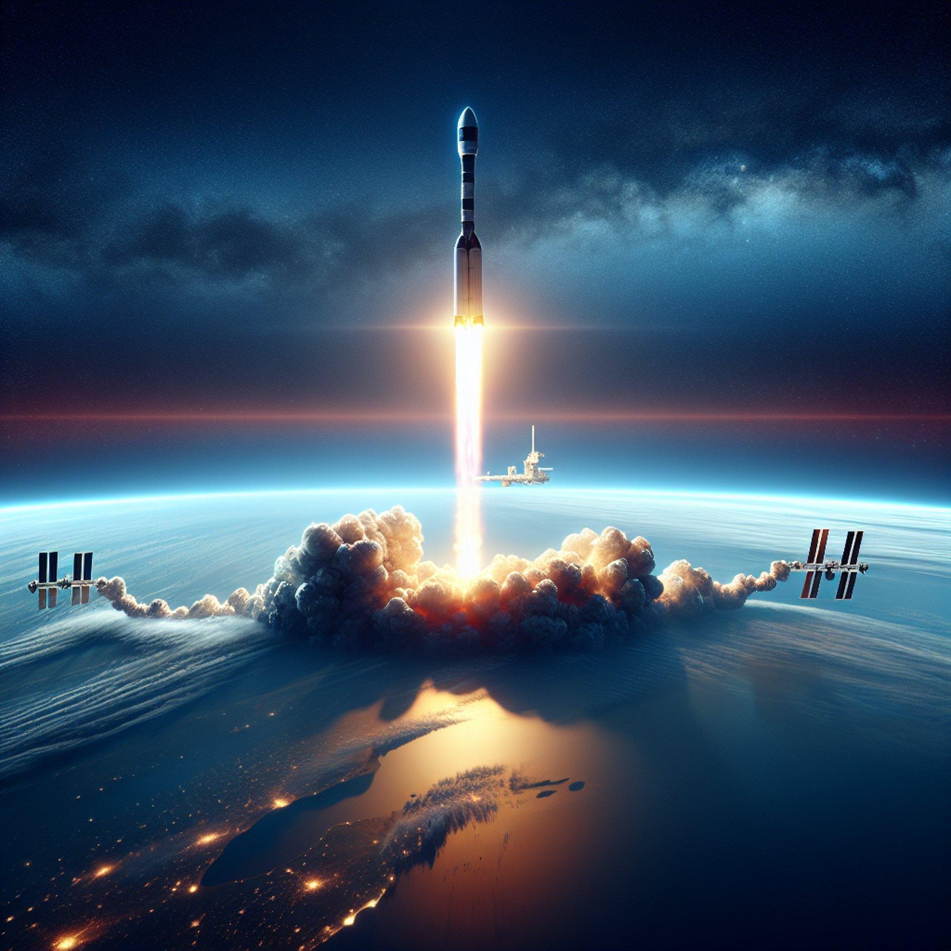 Banner for Axiom Mission 4 Blasts Off to ISS: A New Horizon for International Space Efforts