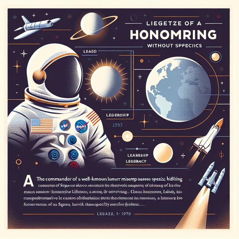 Banner for Honoring a Space Legend: Apollo 13 Commander Jim Lovell Passes Away at 97