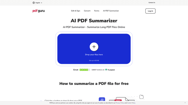 Thumbnail image for AI PDF Summarizer by PDF Guru