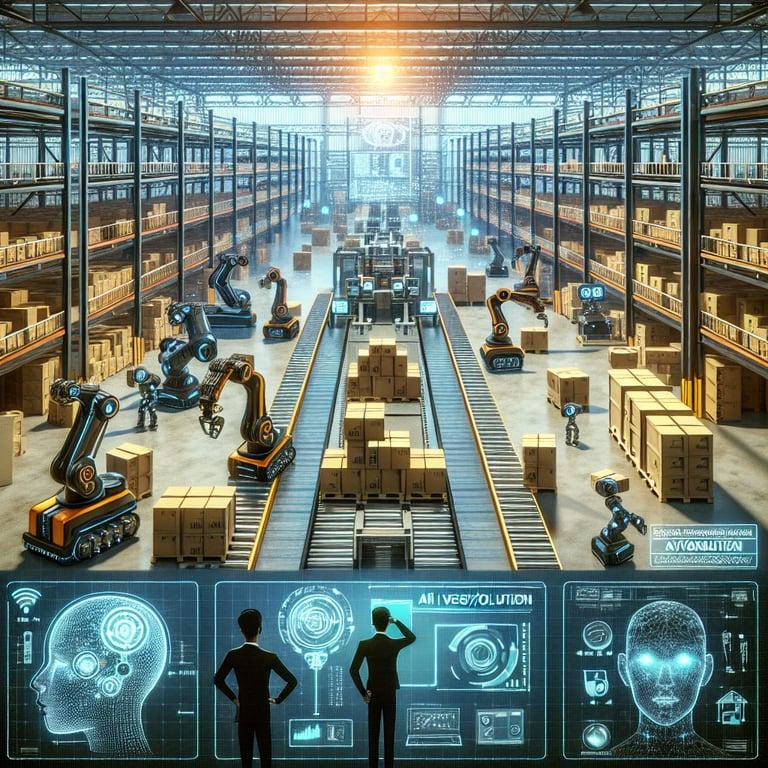 Banner for Revolutionizing Warehouse Logistics: Robotics Takes Center Stage