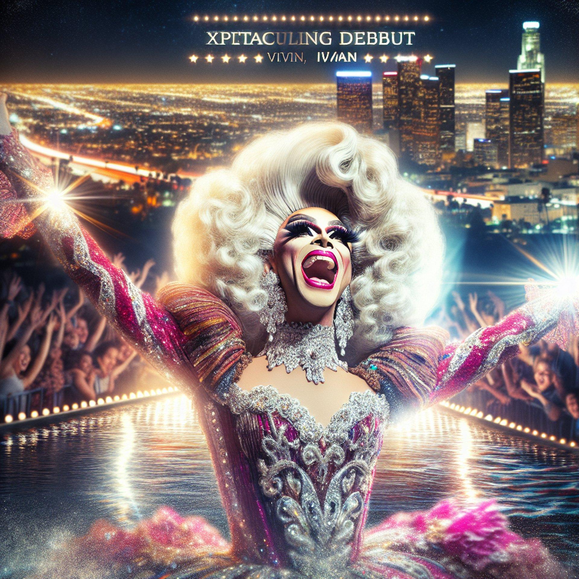 Banner for Vivian Musk Shines in Spectacular Drag Debut in LA!
