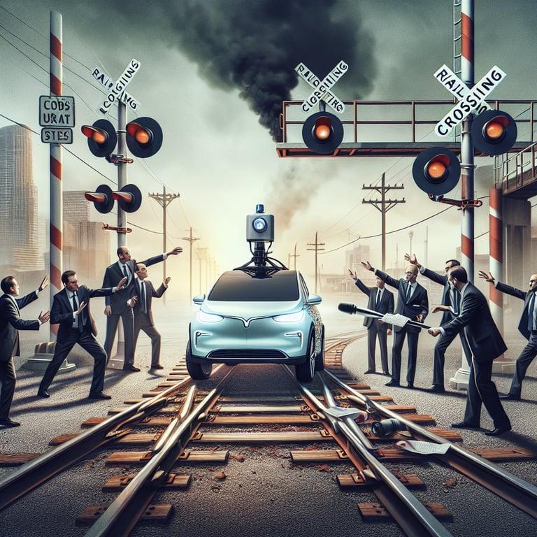 Banner for Senators Demand Investigation into Tesla’s FSD After Alarming Railroad Crossing Incidents