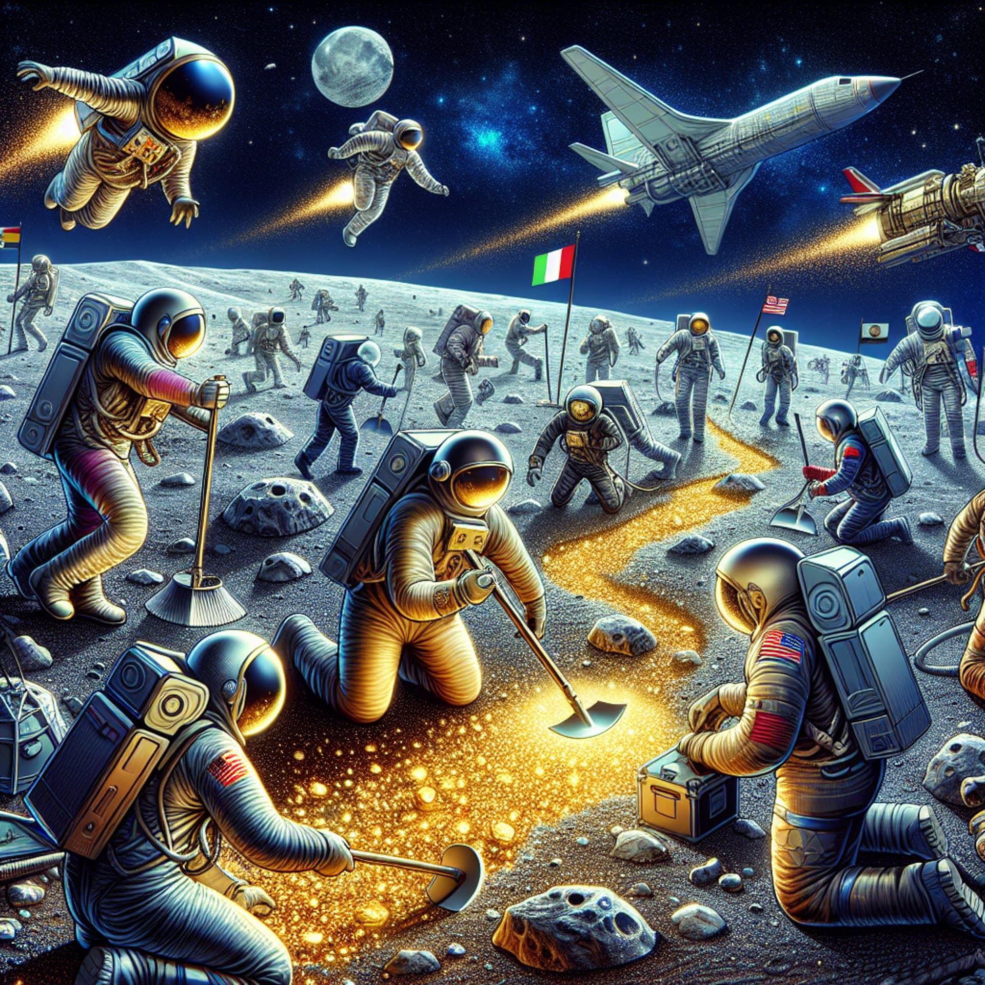 Banner for Lunar Gold Rush: The New Space Race Heats Up!