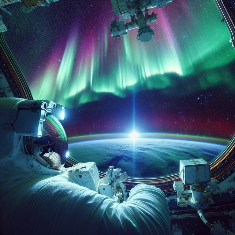 Banner for Astronaut Nicole Ayers Captures Mesmerizing Aurora Borealis from ISS
