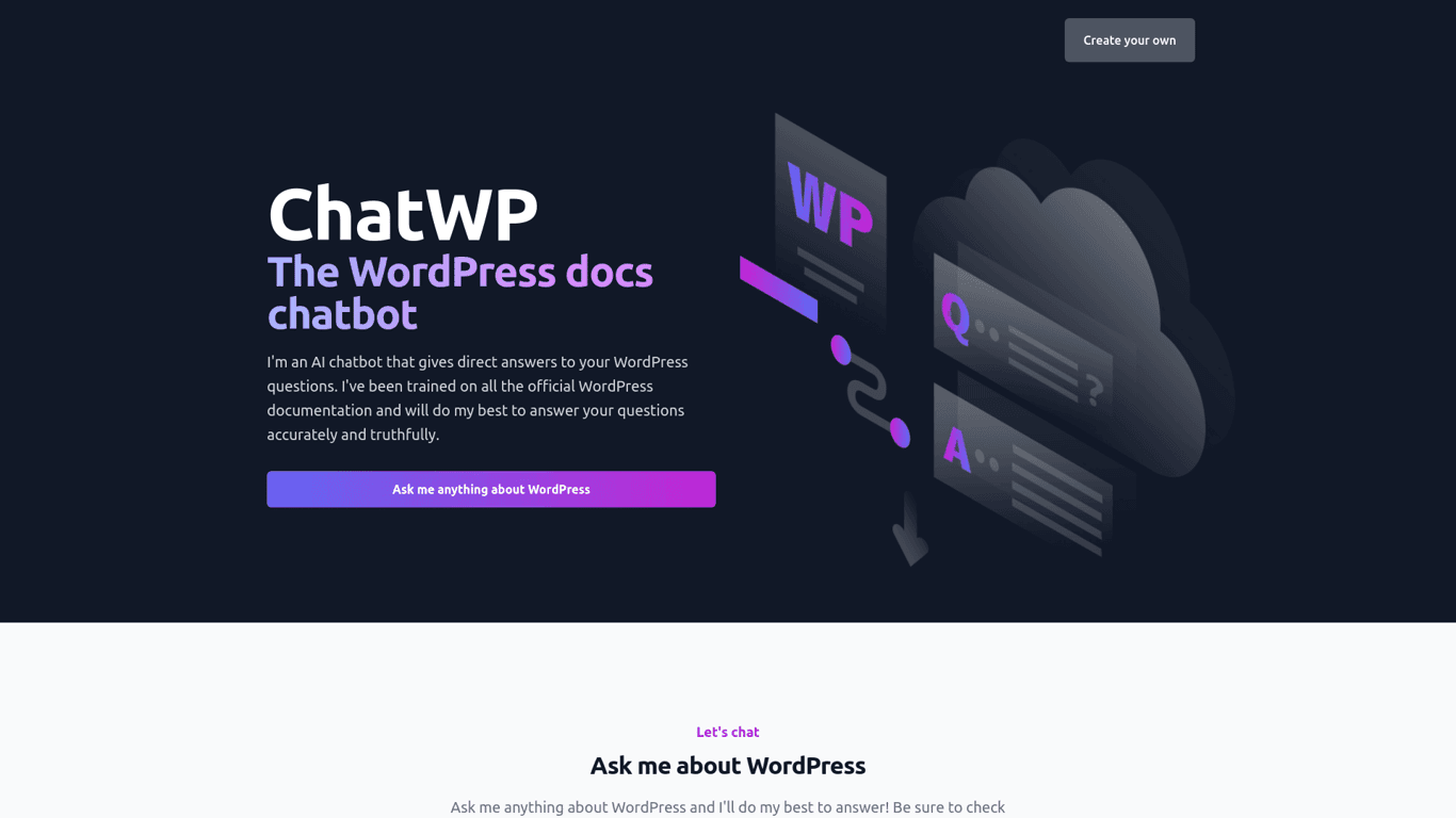 ChatWP screenshot