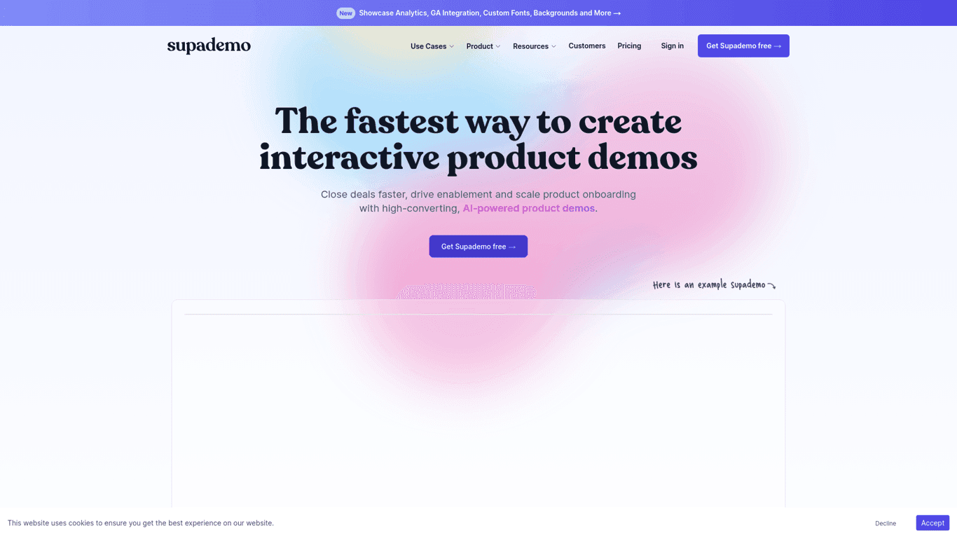 Supademo screenshot