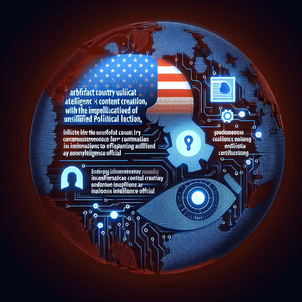 Russia Tops AI Content Creation to Influence US Presidential Election, Intelligence Official Reveals