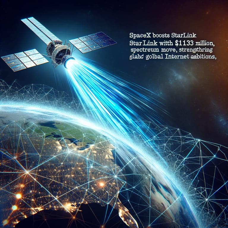 Banner for SpaceX Boosts Starlink with $133 Million Spectrum Move, Strengthening Global Internet Ambitions