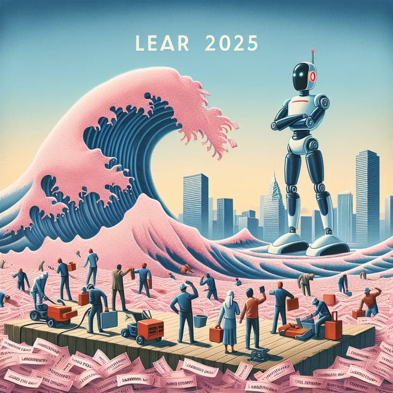 Banner for 2025's Layoff Tsunami: AI, Economic Woes Fuel Massive Job Cuts!