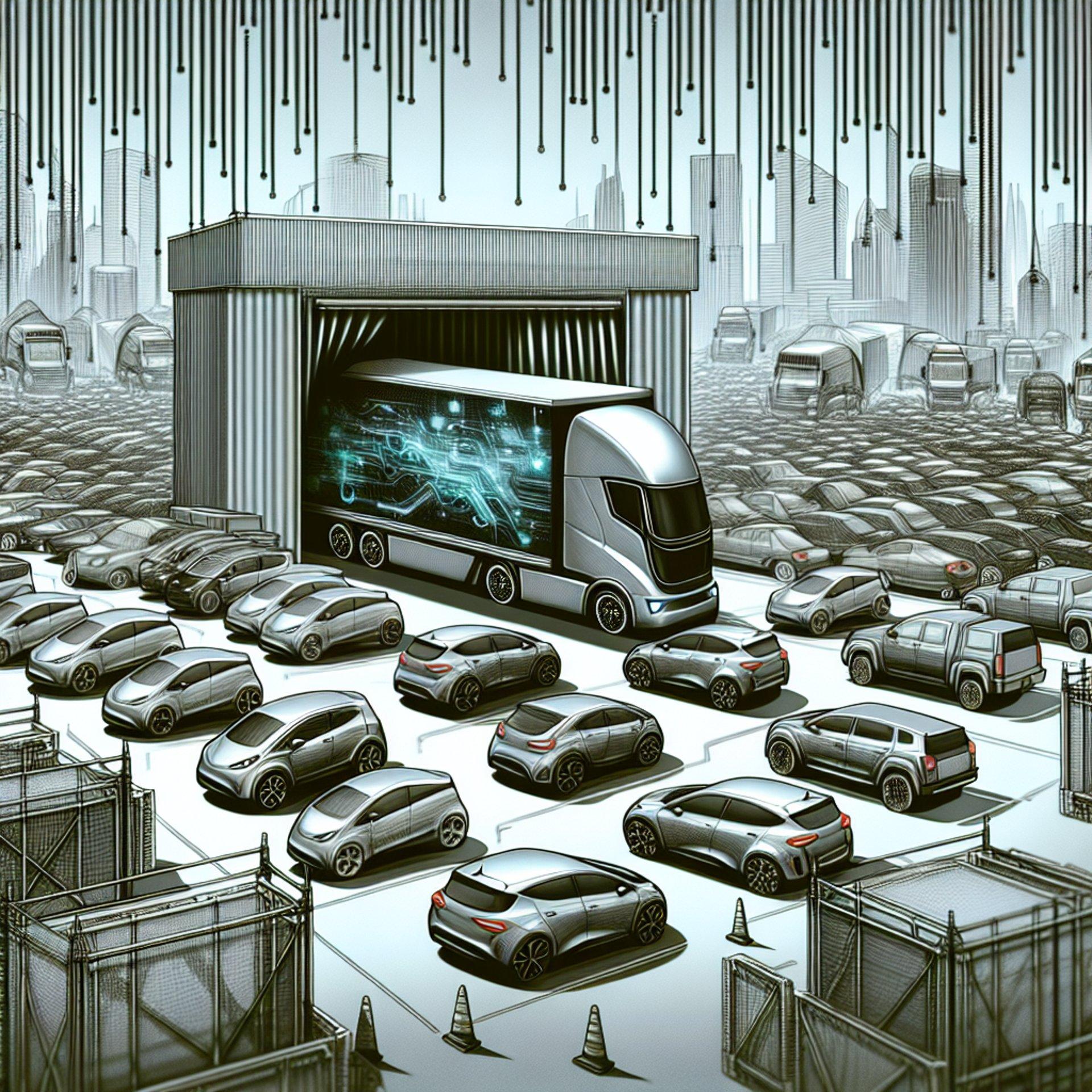 Banner for Tesla's Troubles: Overflowing Lots and Hidden Cybertrucks!