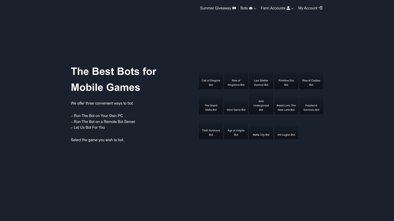 Boostbot screenshot