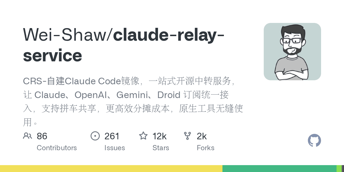 Claude Relay Service screenshot
