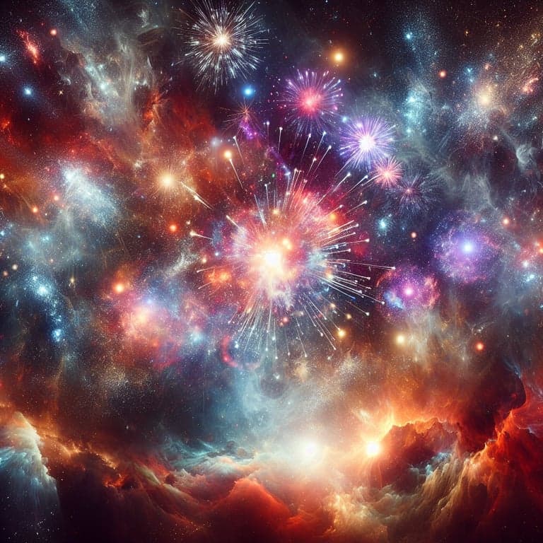 Galactic Glamour: Cosmic Fireworks Captured in Jaw-Dropping NASA Image