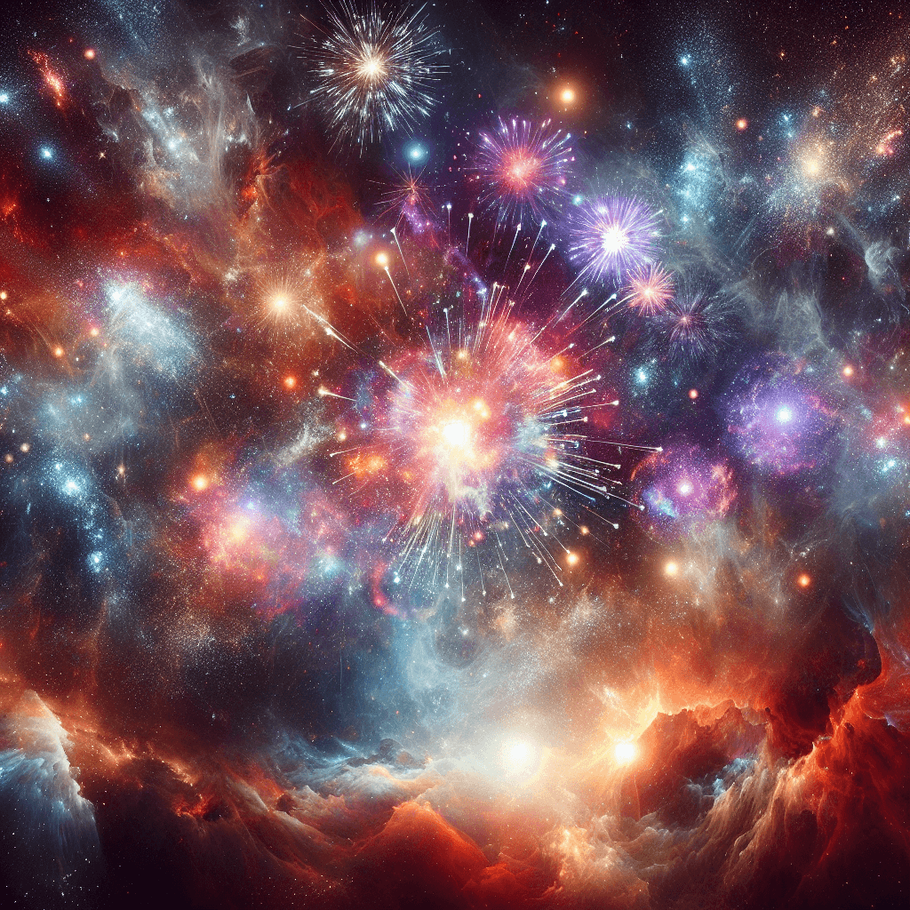 Galactic Glamour: Cosmic Fireworks Captured in Jaw-Dropping NASA Image