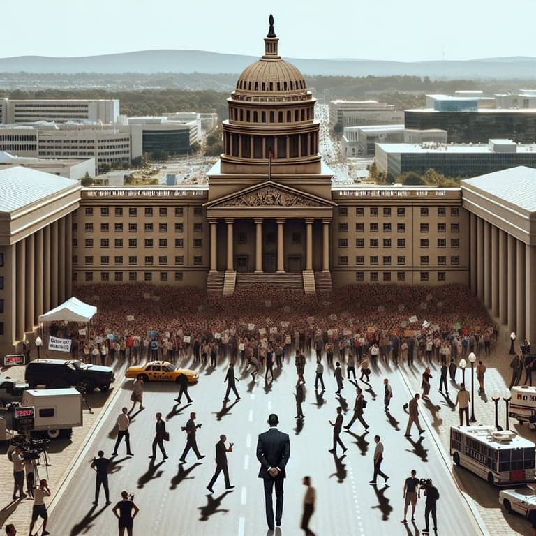 "Epstein Walk of Shame" Near White House Causes Stir