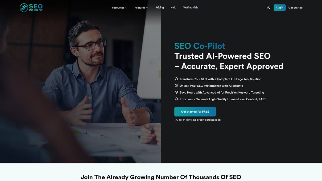 SEO Co-Pilot screenshot