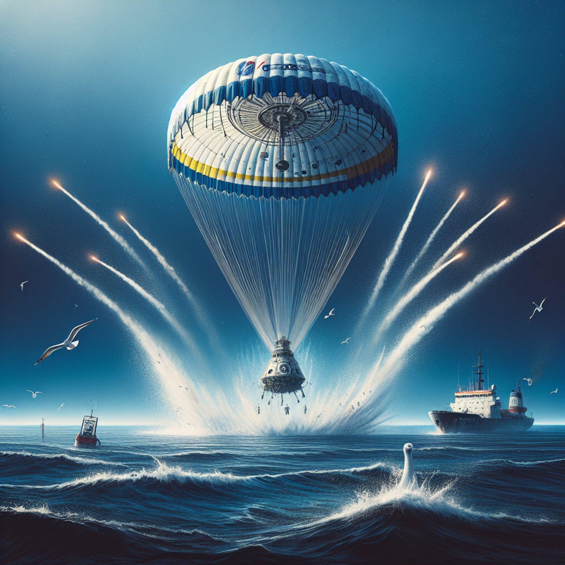 Banner for NASA's SpaceX Crew-10 Splashes Down: A Stellar Mission Returns Home