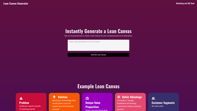 Thumbnail image for Lean Canvas