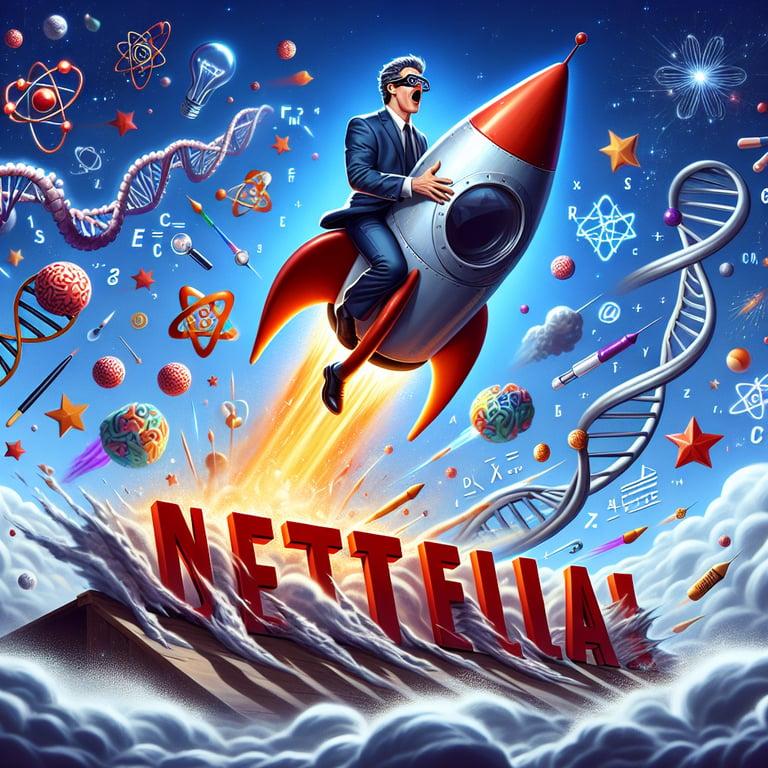 Banner for Mark Rober Rockets to Netflix with Explosive Science Entertainment!