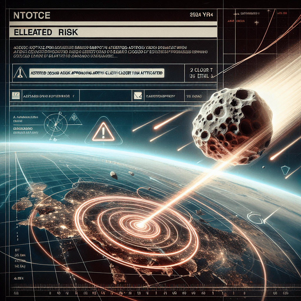 Banner for NASA Alerts the World: Asteroid 2024 YR4 Risks Closer to Earth Than Expected!