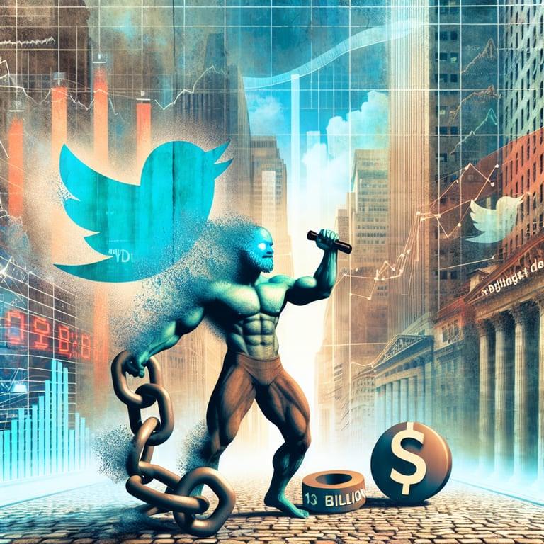 Banner for Wall Street's Bold Move: Unloading $13 Billion Twitter-X Debt Unraveled!