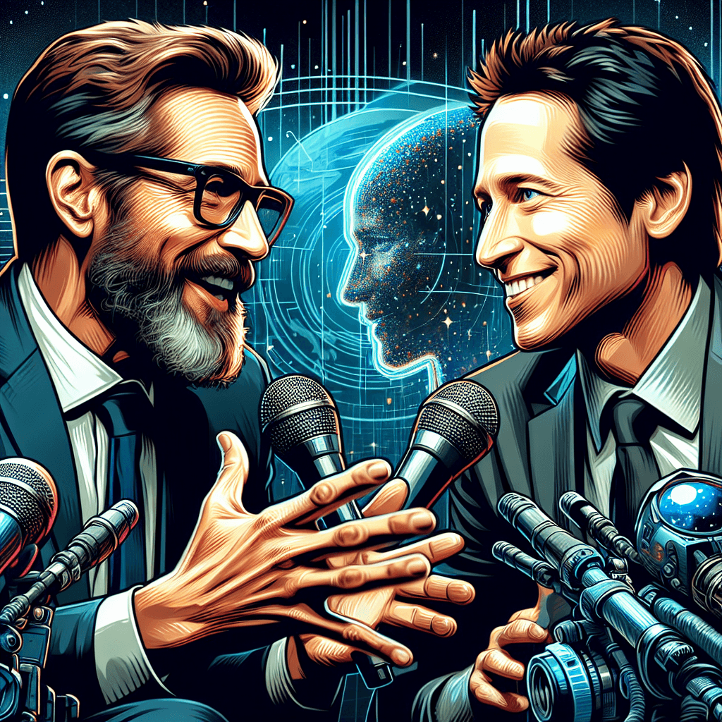 Banner for Jon Stewart and Elon Musk: A Dynamic Duo in a Spirited Interview on The Daily Show