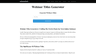 Webinar Titles Generator