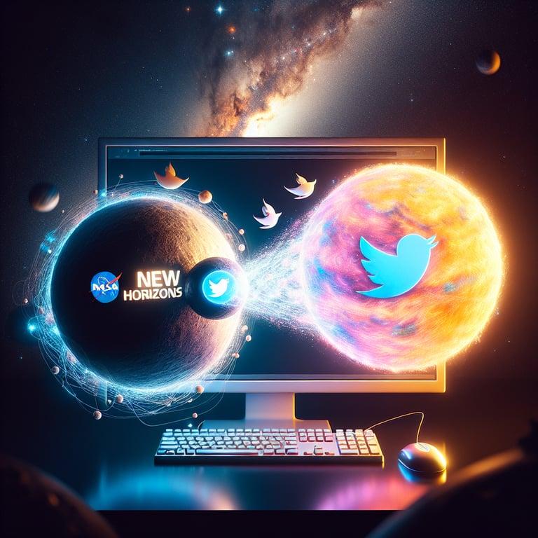 Banner for NASA New Horizons Twitter Handle Moves to @NASASolarSystem