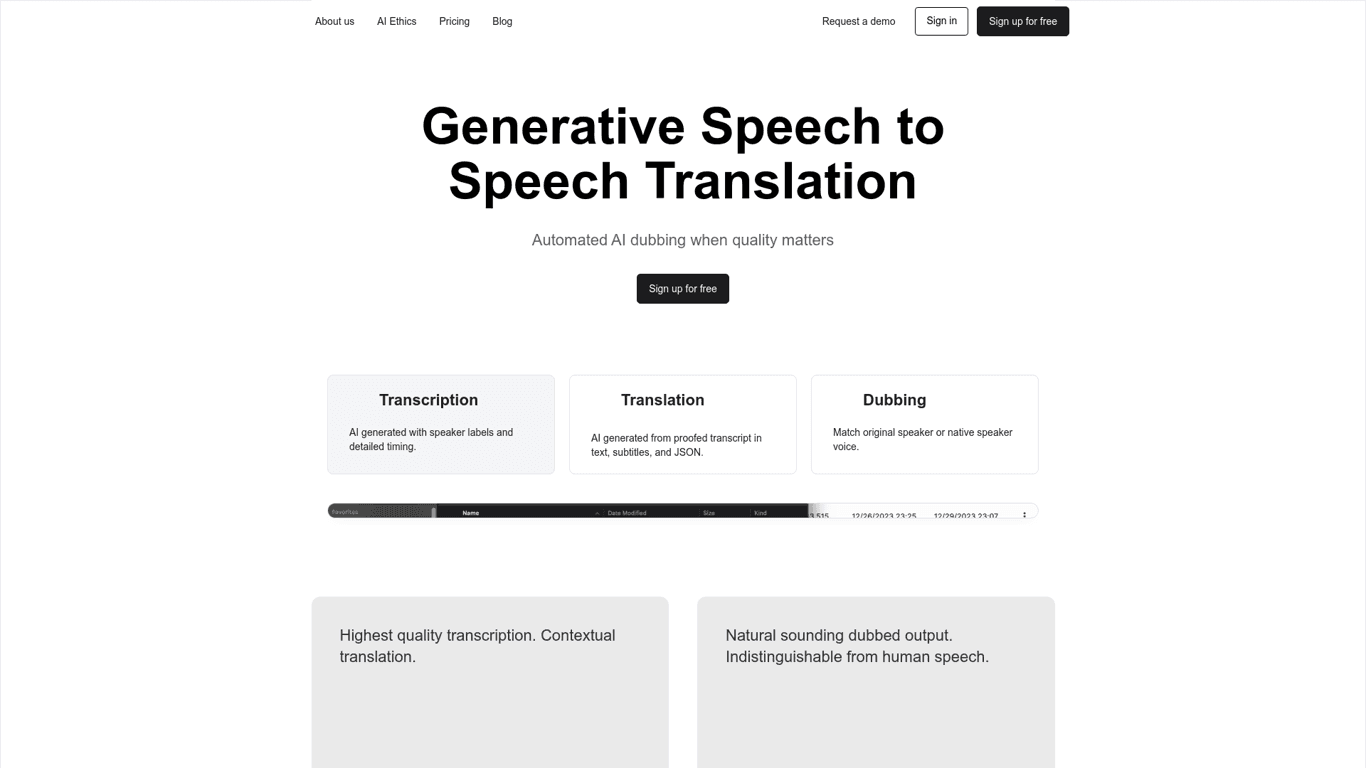 SpeechLab screenshot